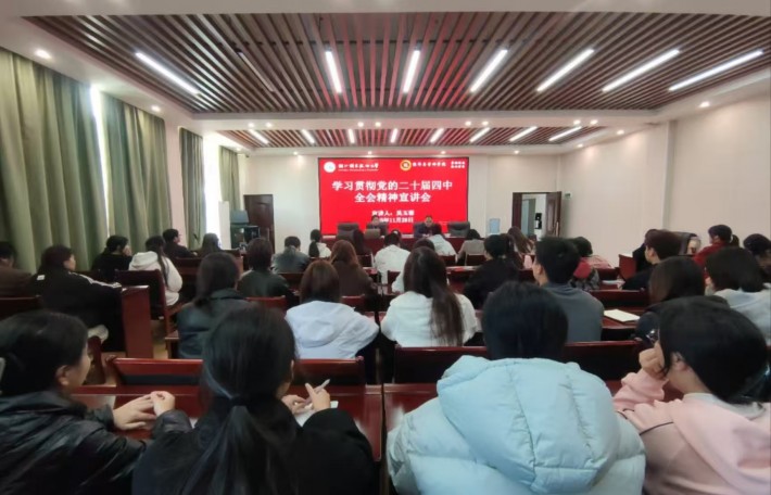 经济与管理学院开展学习贯彻党的二十届四中全会精神集中宣讲会